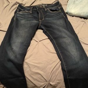 Dark fade American eagle jeggings
